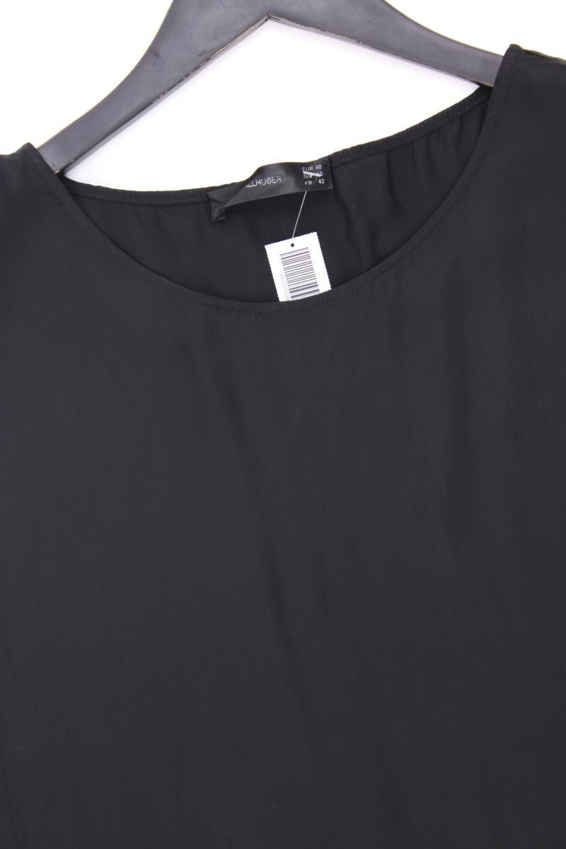 Hallhuber Ärmellose Bluse Gr. 40 schwarz aus Viskose