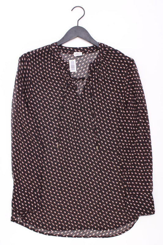 s.Oliver Langarmbluse Gr. 42 braun aus Polyester