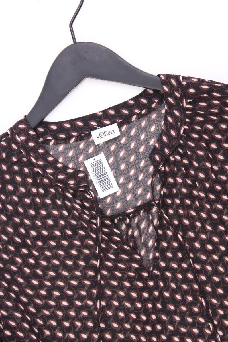 s.Oliver Langarmbluse Gr. 42 braun aus Polyester