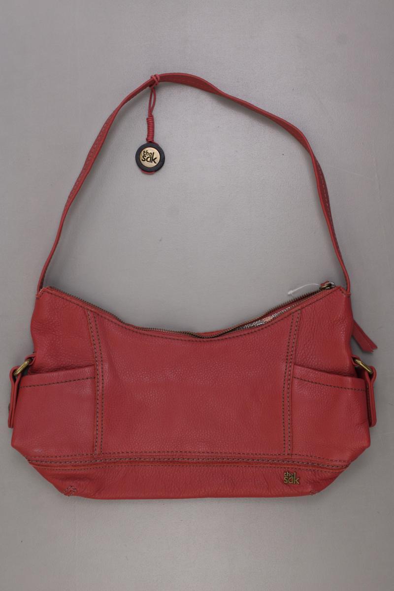The Sak Schultertasche neuwertig rot aus Leder