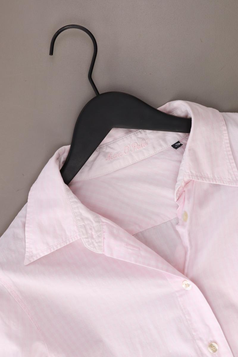 Marc O'Polo Karobluse Gr. 40 kariert Langarm rosa aus Baumwolle