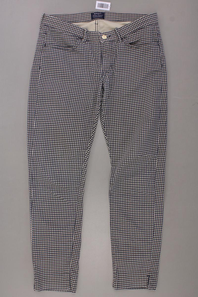 Gant Hose Gr. W29 hahnentritt blau aus Baumwolle