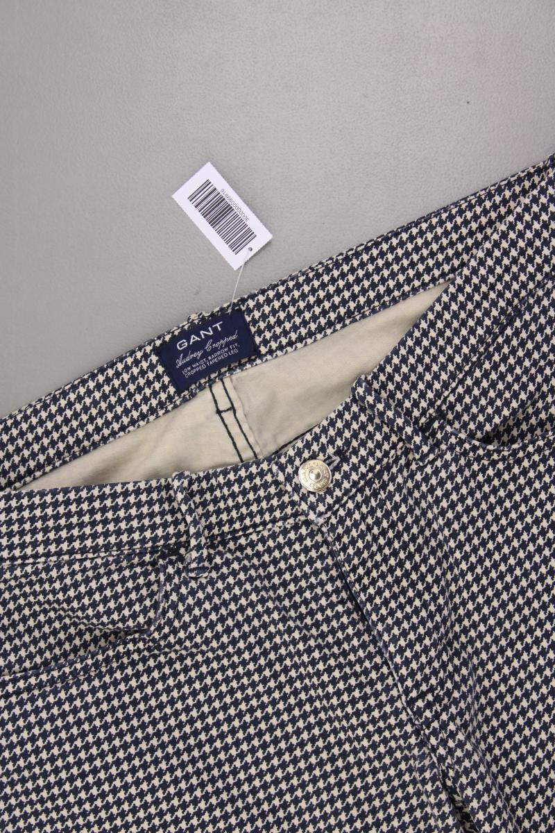 Gant Hose Gr. W29 hahnentritt blau aus Baumwolle