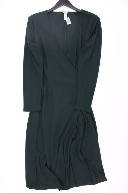 H&M Wickelkleid Gr. XL neuwertig Langarm grün aus Polyester