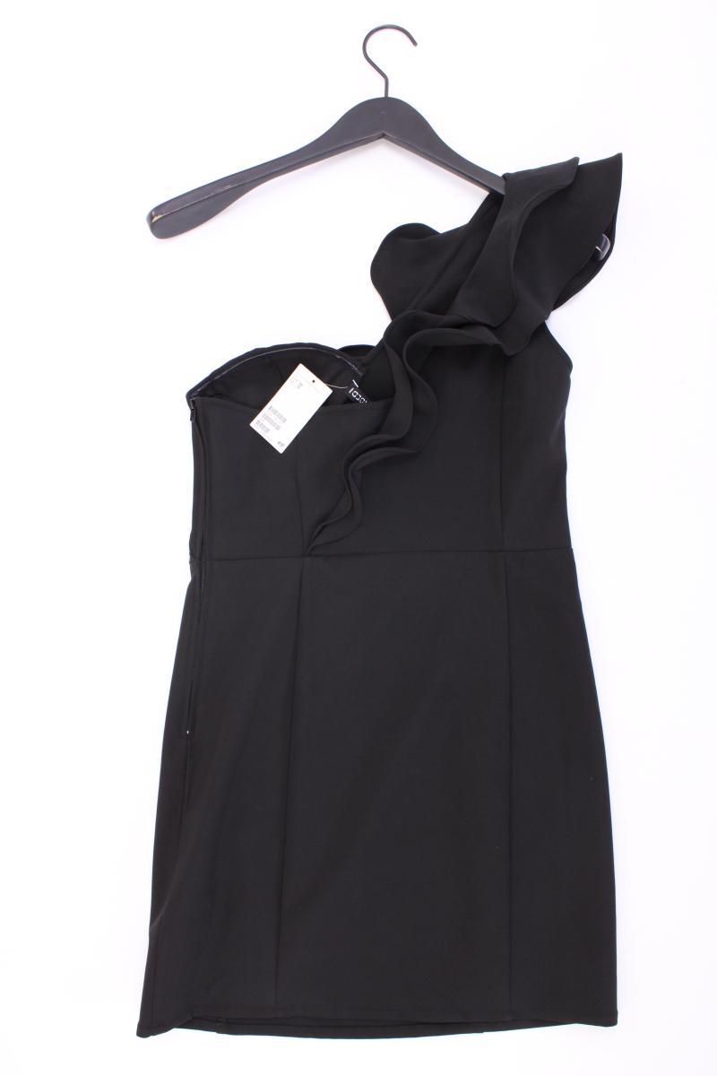 H&M One Shoulder Kleid Gr. 40 neu mit Etikett Ärmellos schwarz aus Polyester