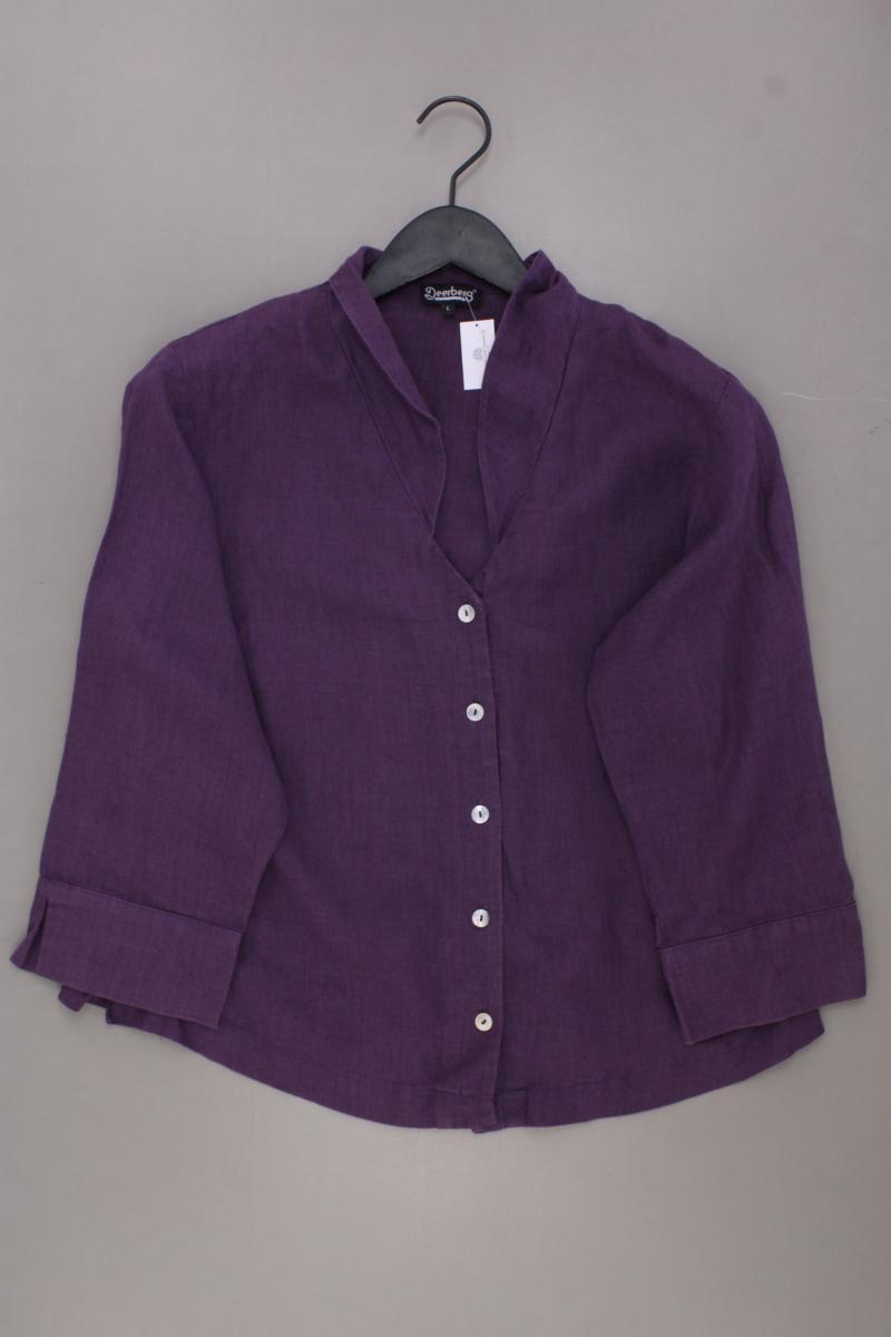 Second Hand Outfit Größe L mit Deerberg Leinenbluse in Gr. L und Armband