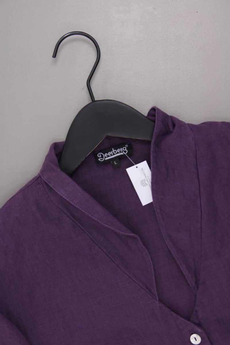 Second Hand Outfit Größe L mit Deerberg Leinenbluse in Gr. L und Armband