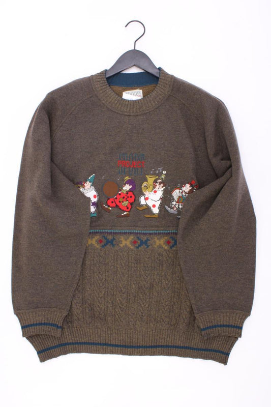 Sport Project by Setball Vintage Pullover für Herren Gr. XL braun aus Wolle