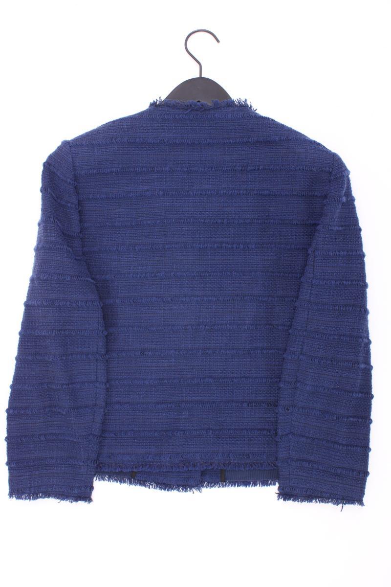 Luisa Cerano Classic Cardigan Gr. 40 Langarm blau aus Baumwolle