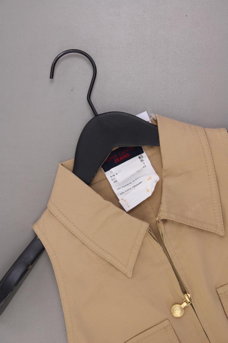Rena Lange Jeans Etuikleid Gr. 38 Ärmellos Vintage braun aus Baumwolle