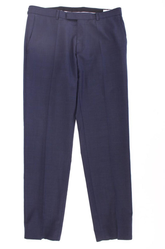 Strellson Anzughose für Herren Gr. 52 blau aus Schurwolle
