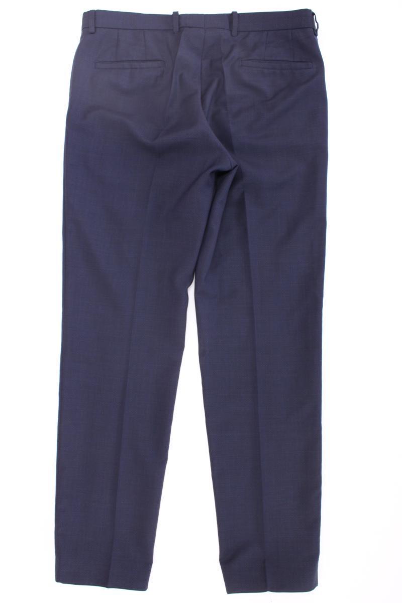 Strellson Anzughose für Herren Gr. 52 blau aus Schurwolle