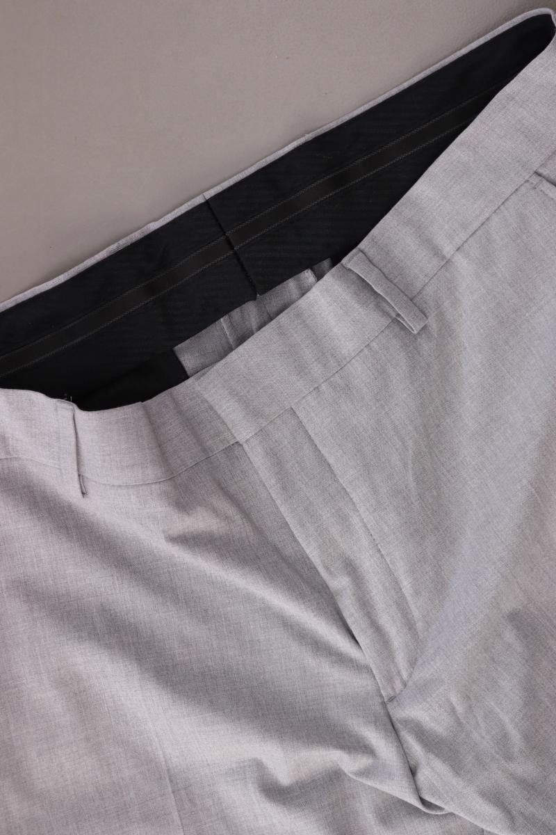 steffenklein Anzughose für Herren Gr. 52 grau aus Polyester