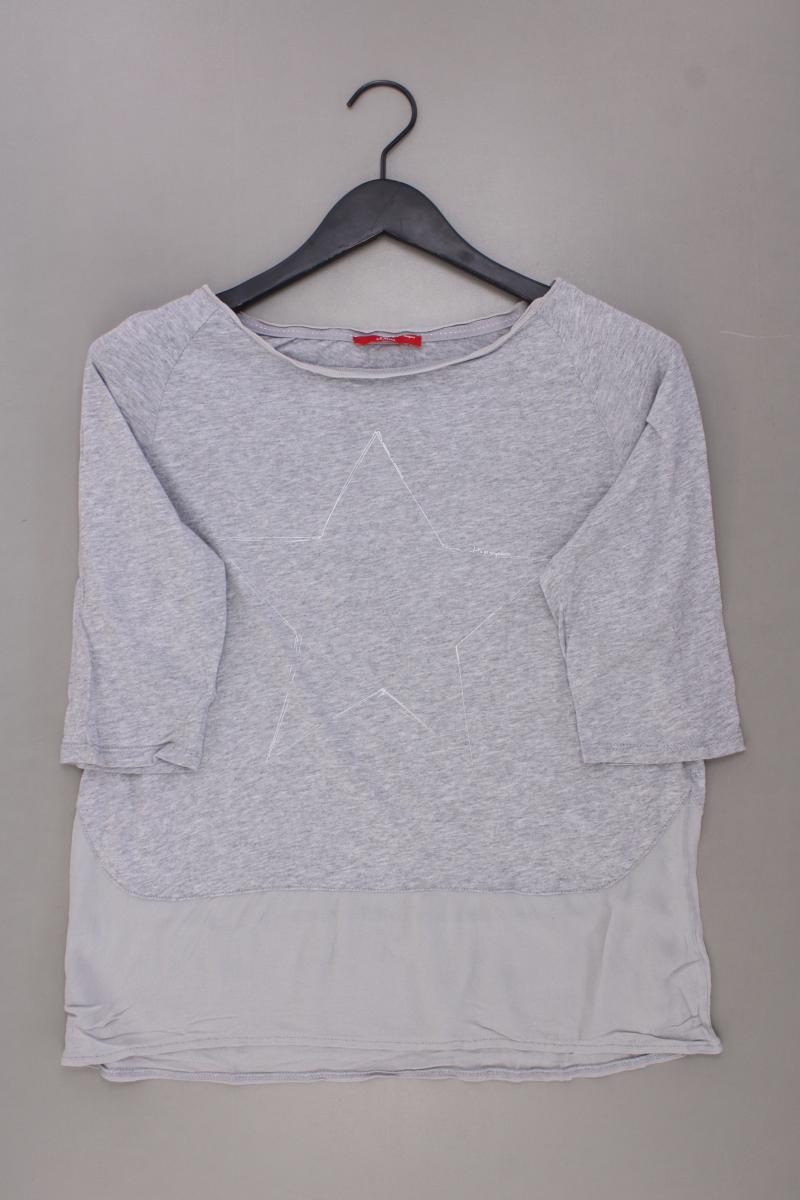 s.Oliver Regular Shirt Gr. 40 3/4 Ärmel grau