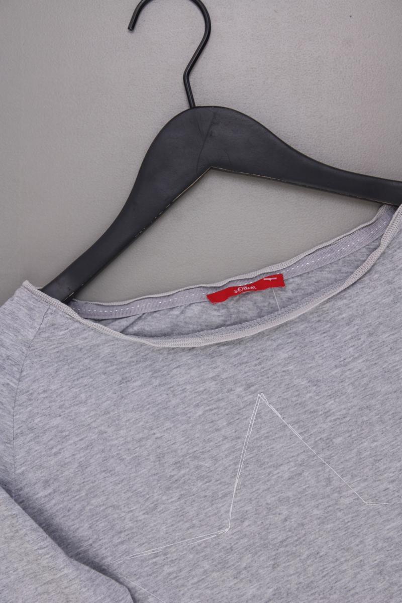s.Oliver Regular Shirt Gr. 40 3/4 Ärmel grau