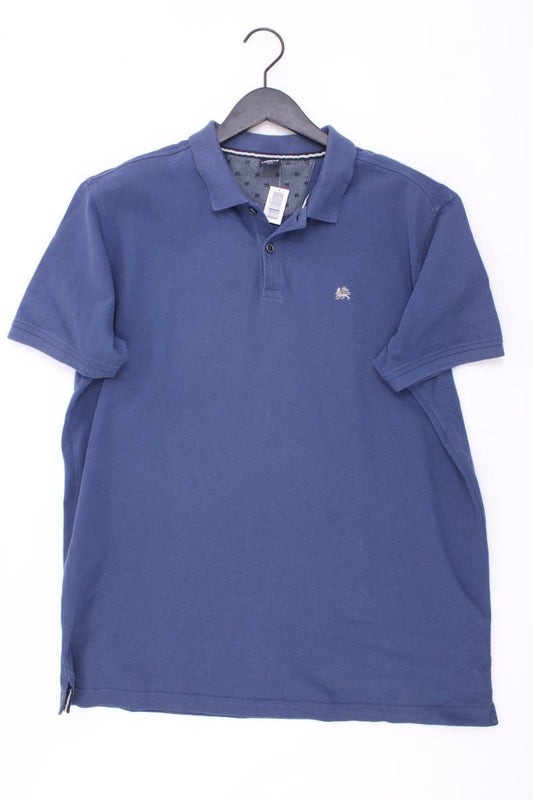 Lerros Poloshirt für Herren Gr. XXL Kurzarm blau aus Baumwolle