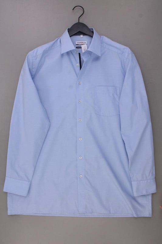 MARVELIS Langarmhemd für Herren Gr. Hemdgröße 44 neuwertig blau aus Baumwolle
