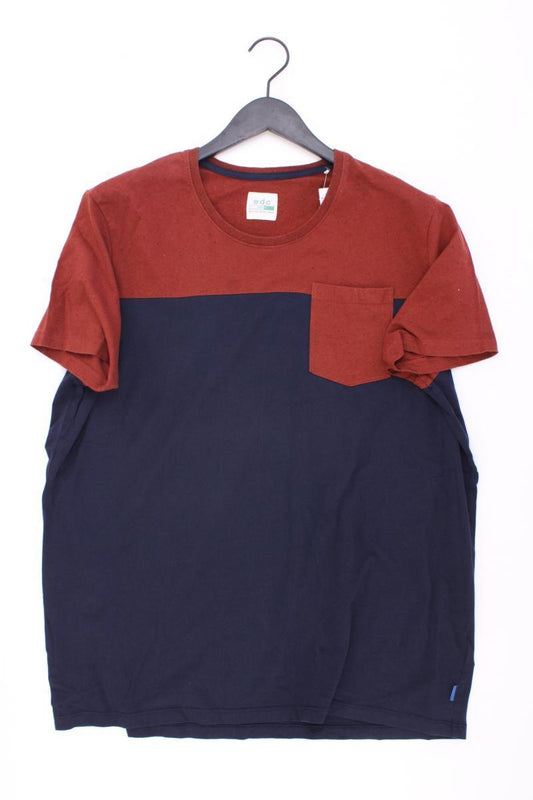 edc by Esprit T-Shirt für Herren Gr. XL Kurzarm orange aus Baumwolle