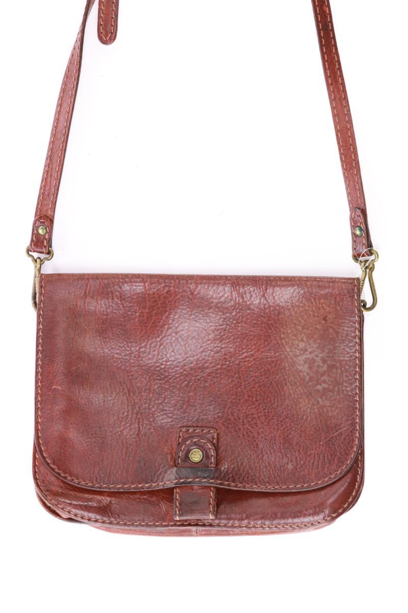 The Bridge Umhängetasche Vintage braun aus Leder