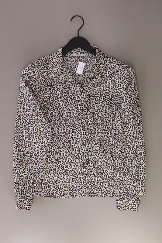 Only Langarmbluse Gr. 38 mit Tierdruck weiß aus Polyester