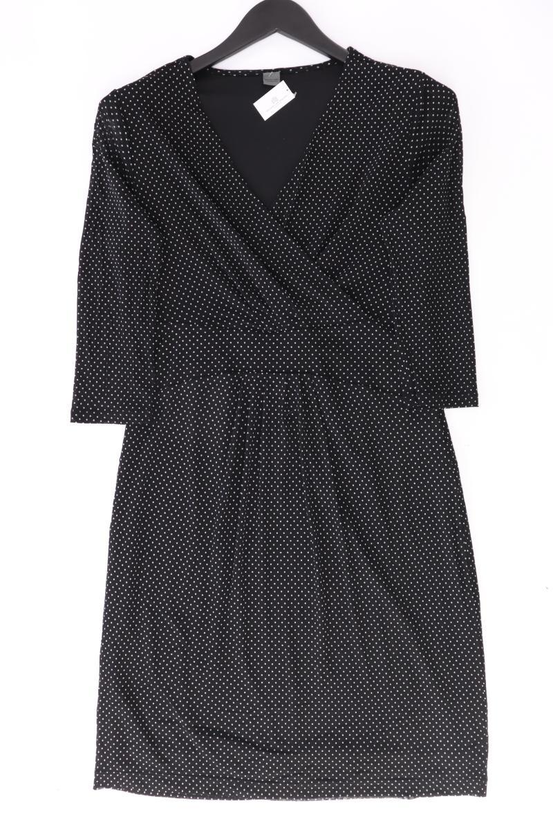 Sir Oliver Etuikleid Gr. 40 gepunktet 3/4 Ärmel schwarz aus Polyester