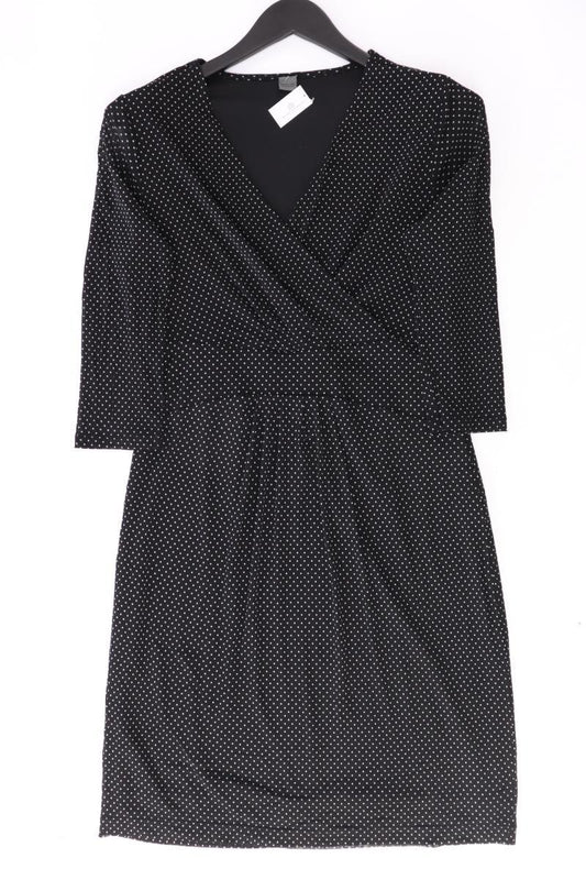 Sir Oliver Etuikleid Gr. 40 gepunktet 3/4 Ärmel schwarz aus Polyester