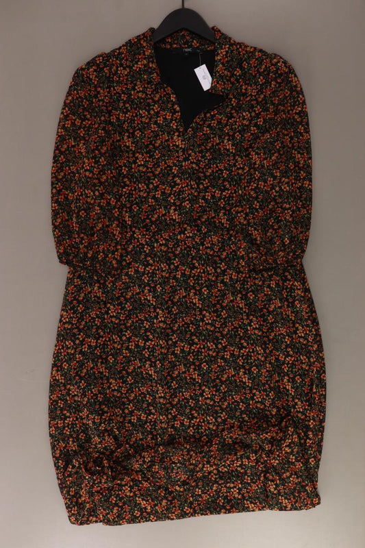 next Maxikleid Gr. UK 12 (M) mit Blumenmuster 3/4 Ärmel mehrfarbig aus Polyester