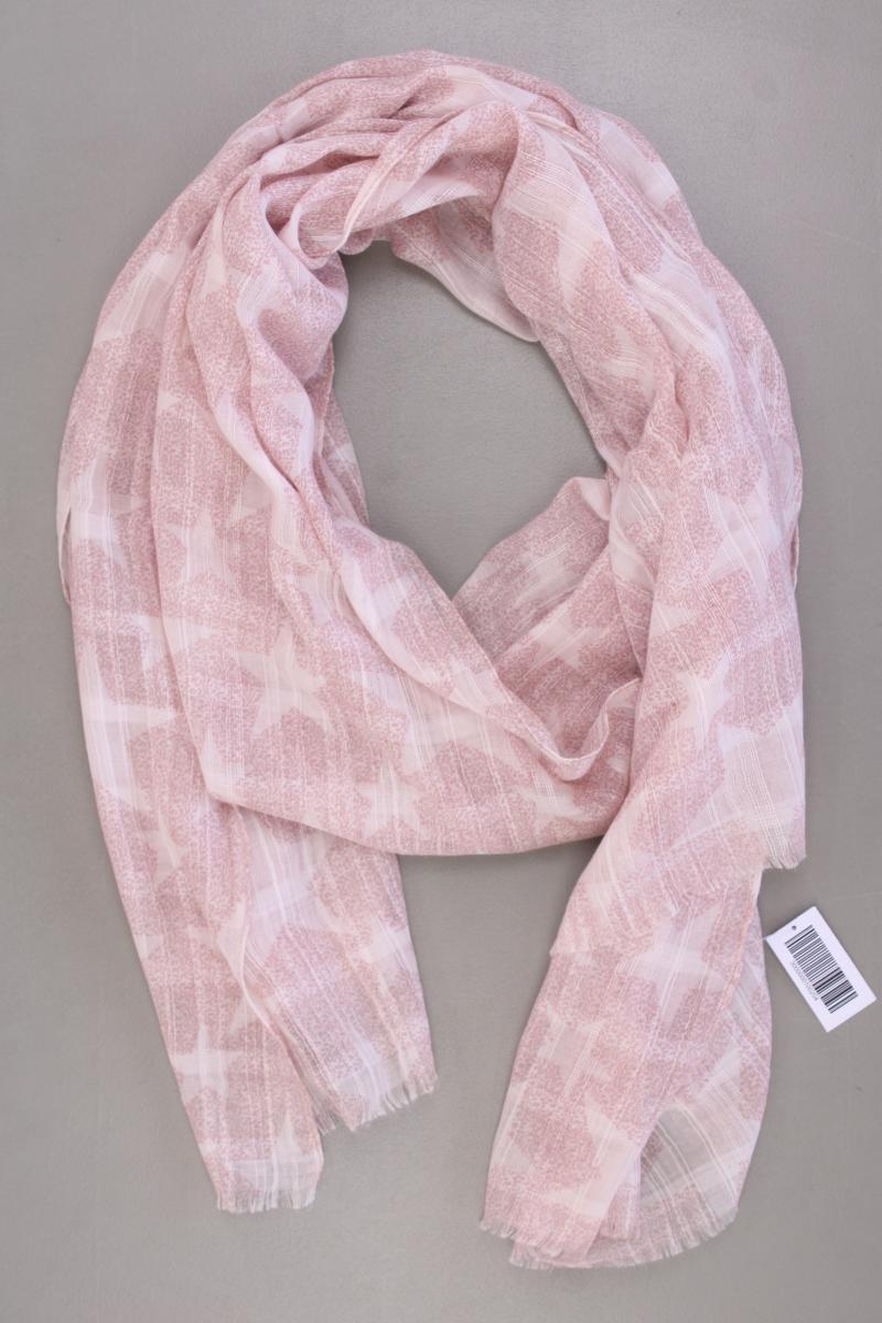 Tuch mit Sternenmuster rosa aus Viskose