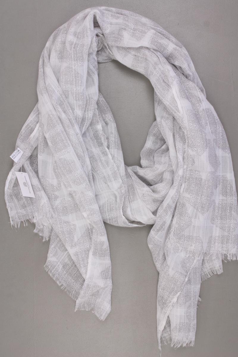 Tuch mit Sternenmuster grau aus Viskose