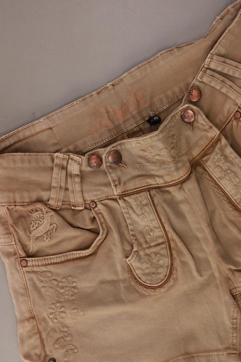 Shorts in Trachtenoptik Gr. 40 braun