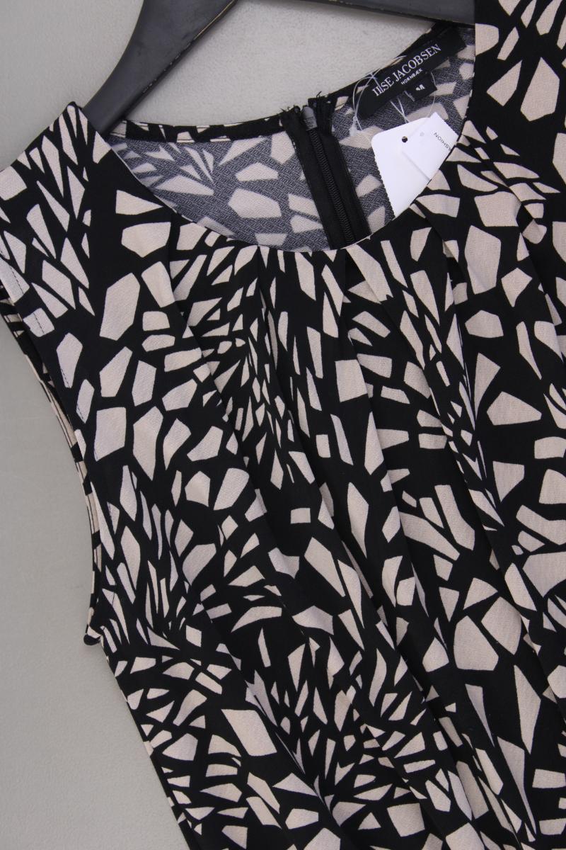 Ilse Jacobsen Langer Jumpsuit Gr. M geometrisches Muster schwarz aus Polyester