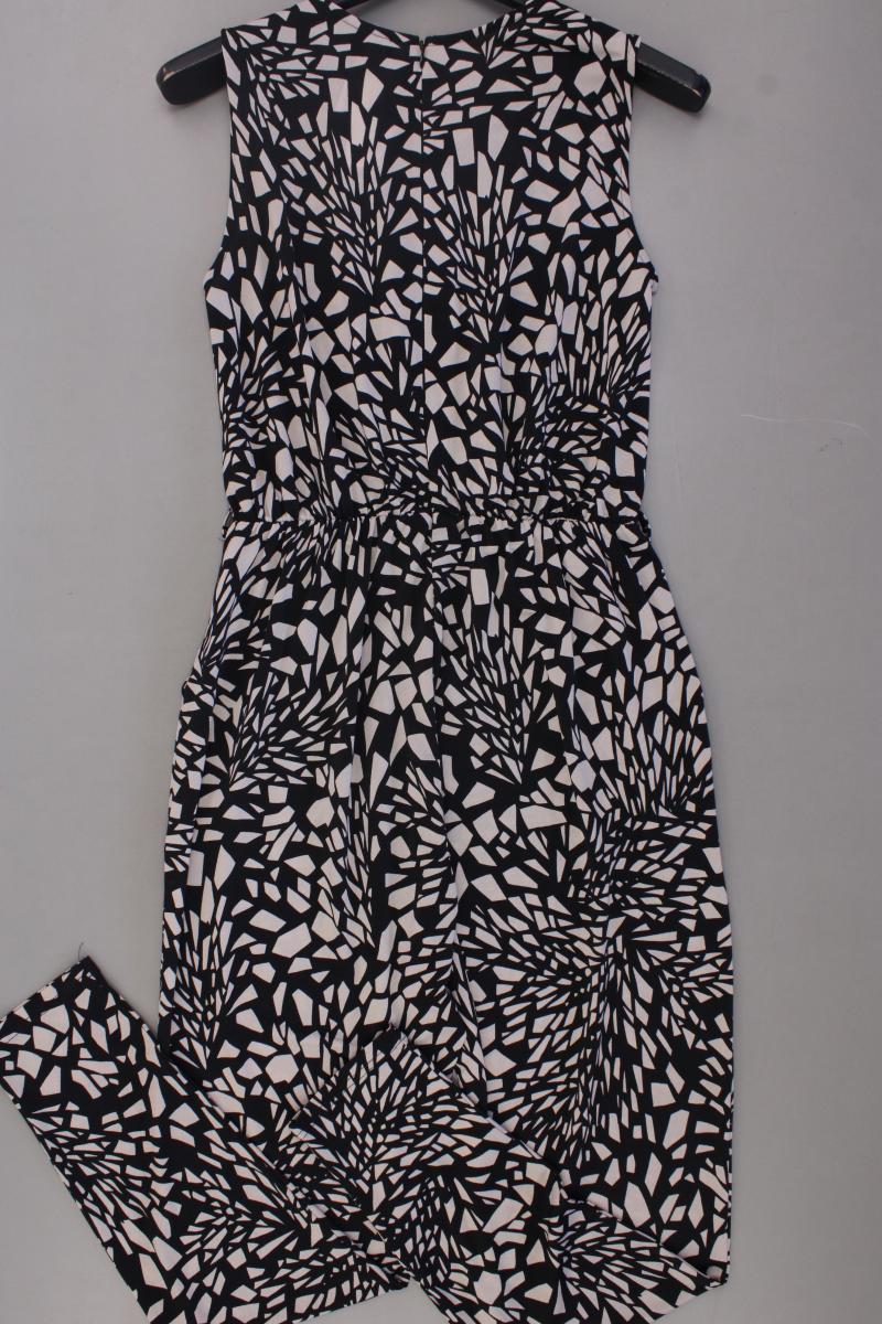Ilse Jacobsen Langer Jumpsuit Gr. M geometrisches Muster schwarz aus Polyester