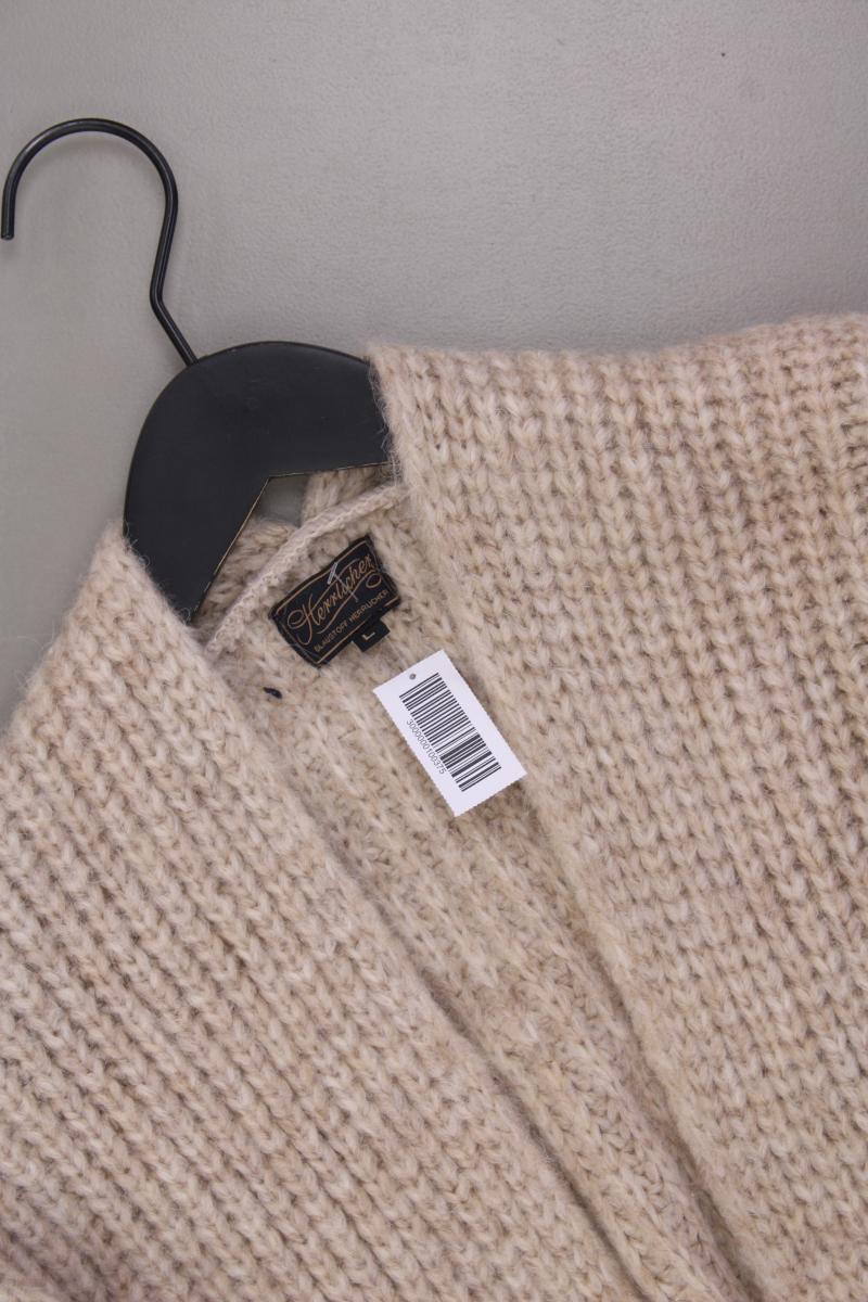 Herrlicher Strickjacke Modell Anja Gr. L Langarm creme aus Polyacryl