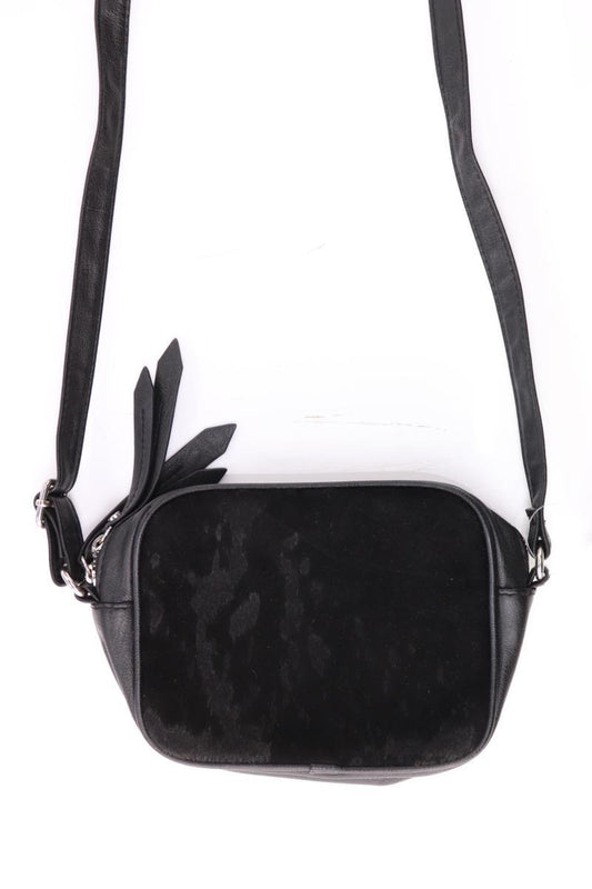 Divided Tasche schwarz aus Kunstleder