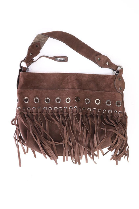 Abro Schultertasche braun aus Leder