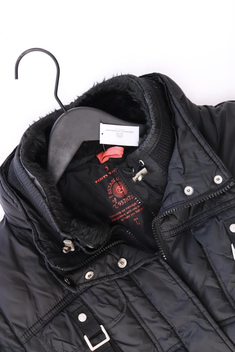 Tom Tailor Lange Jacke Gr. L schwarz aus Polyamid