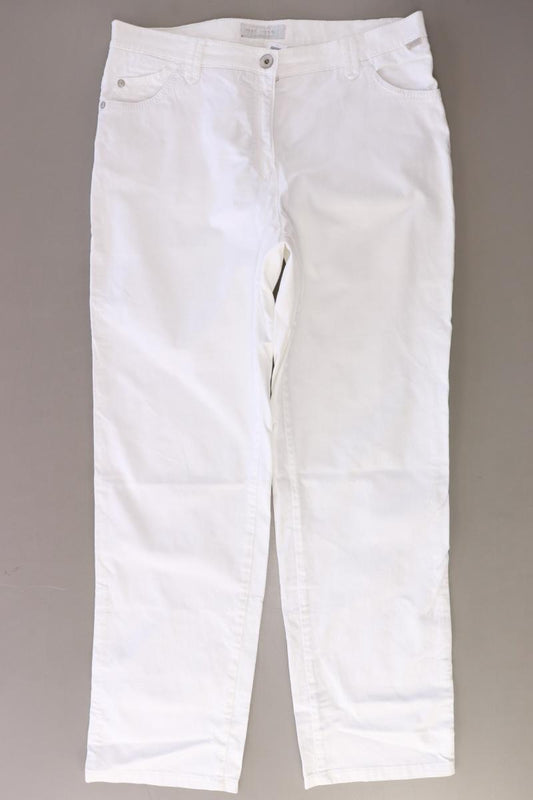 Brax Straight Jeans Gr. Kurzgröße 42 weiß aus Baumwolle