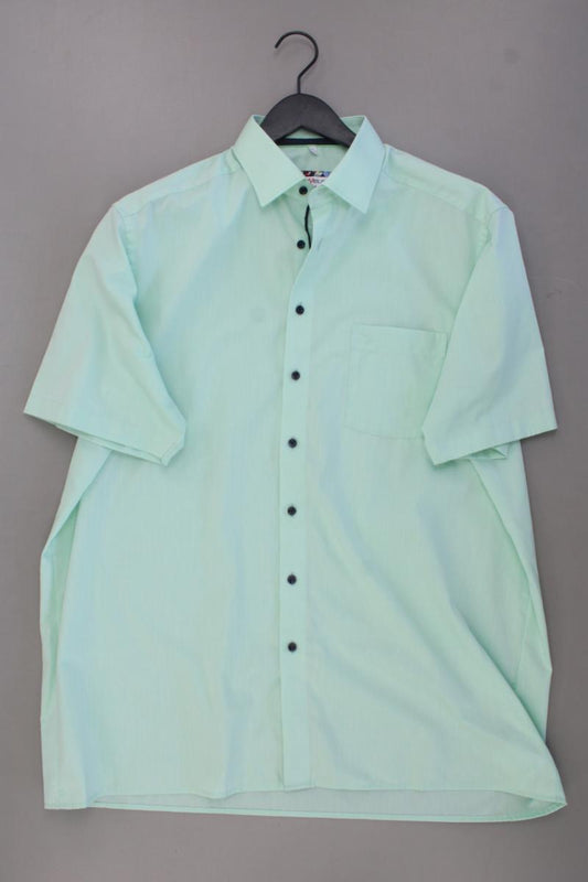 MARVELIS Kurzarmhemd für Herren Gr. Hemdgröße 43 neuwertig grün aus Baumwolle