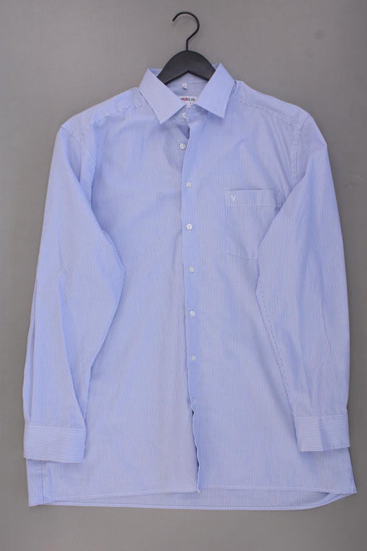 MARVELIS Langarmhemd für Herren Gr. Hemdgröße 43 gestreift neuwertig blau