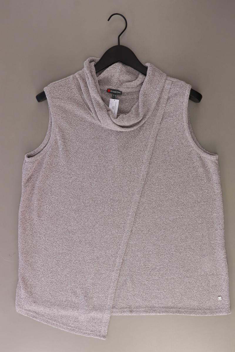 Street One Stricktop Gr. 44 grau aus Viskose