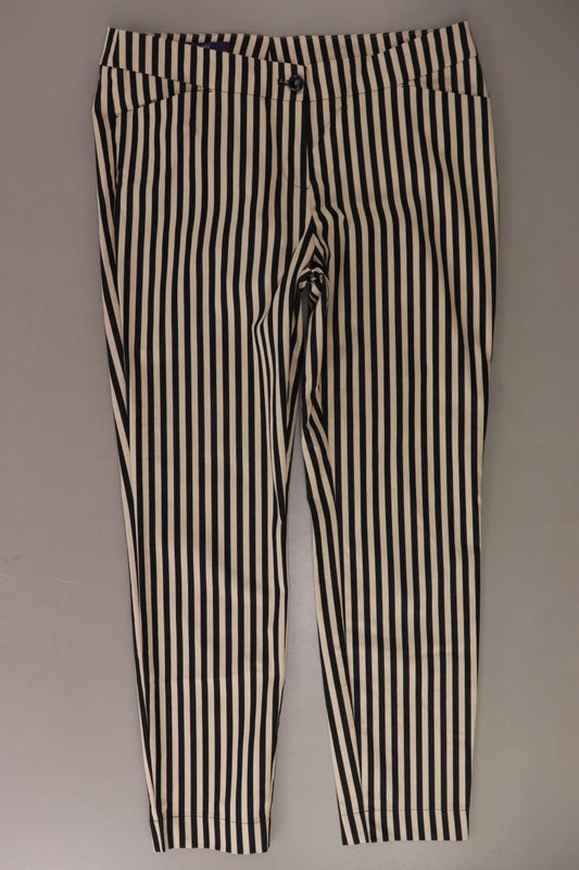 Laurèl Stoffhose Gr. 38 gestreift schwarz aus Baumwolle
