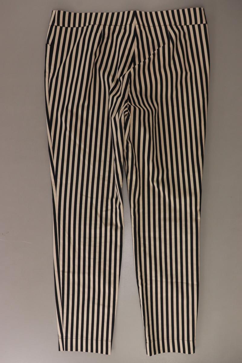 Laurèl Stoffhose Gr. 38 gestreift schwarz aus Baumwolle