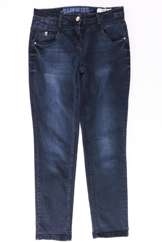 Cecil Straight Jeans Gr. W29 blau aus Baumwolle
