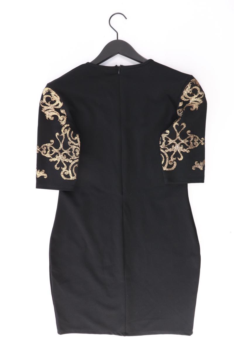 Astrid Black Label Kleid Gr. L Kurzarm mit Glitzer schwarz aus Polyester
