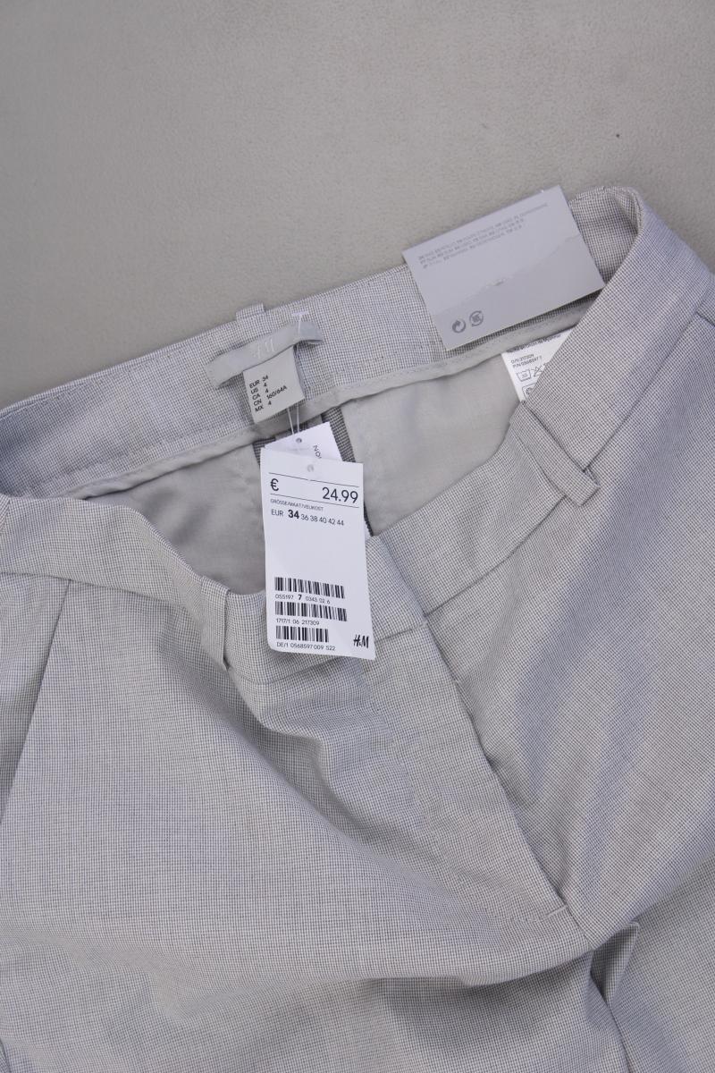 H&M Anzughose Gr. 34 neu mit Etikett Neupreis: 24,99€! grau aus Polyester