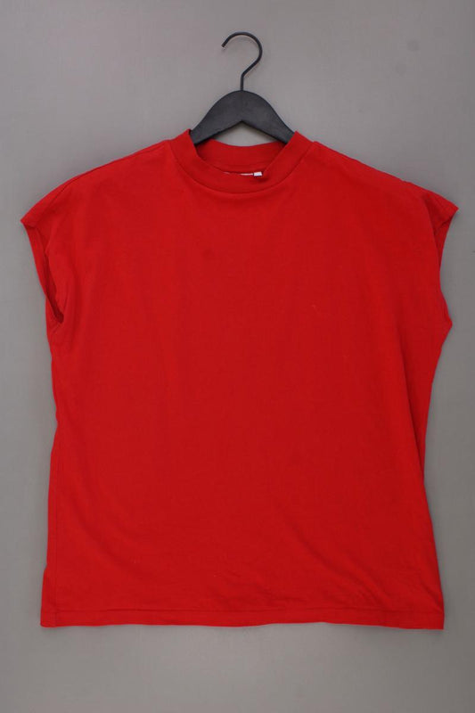Weekday T-Shirt Gr. S Kurzarm rot aus Baumwolle