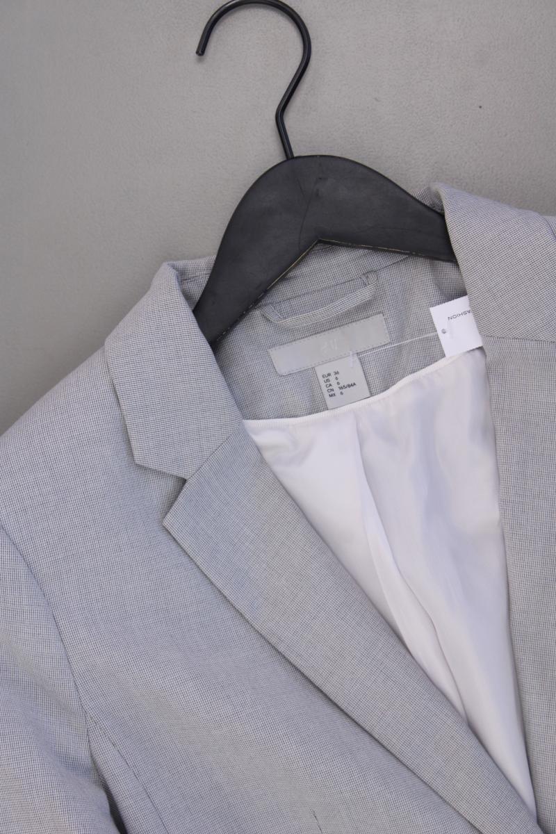H&M Blazer Gr. 36 grau aus Polyester