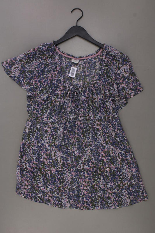 Esprit Chiffonbluse Gr. 40 Kurzarm mehrfarbig