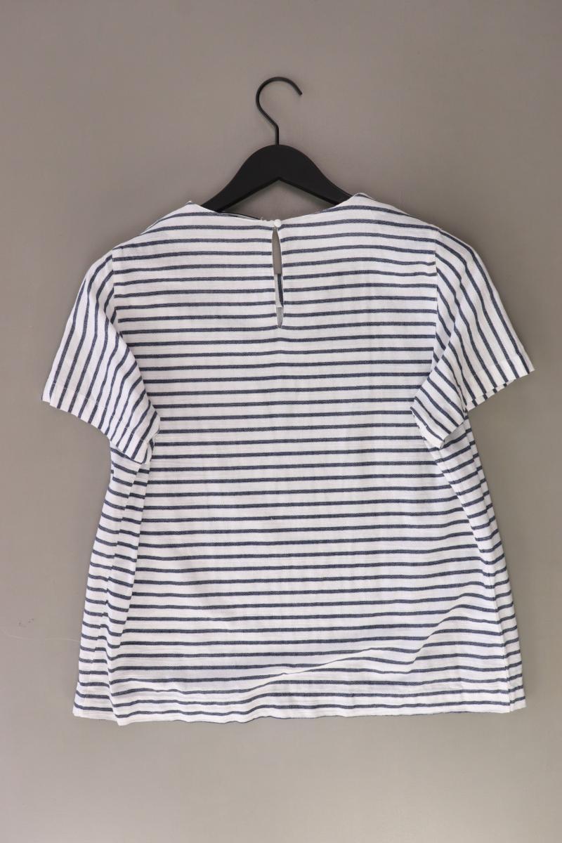 Vero Moda Kurzarmbluse Gr. XL gestreift weiß