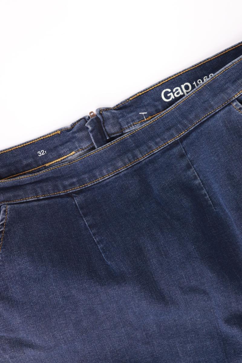 GAP Jeansrock Gr. W32 blau aus Baumwolle